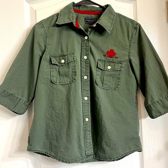 American Eagle Outfitters Other - Vintage American Eagle Youth Medium Button-Up